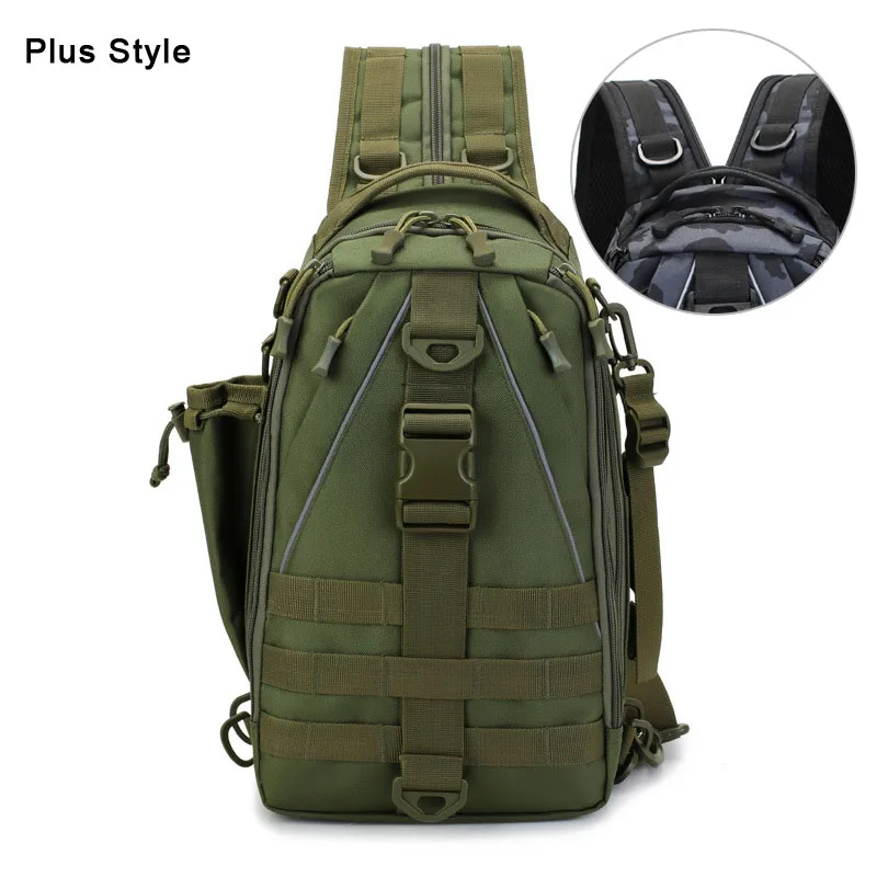 Plus Army Green Мужская сумка для груди, походная сумка на ремне, сумка на ремне, дорожная камуфляжная Сумка для кемпинга, поясная сумка, горный велосипед, Blaso Mochila Sport XA839WA - Цвет: Plus Army Green