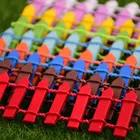 Миниатюрные фигурки для украшения дома, сказочный садовый забор, 10 шт.