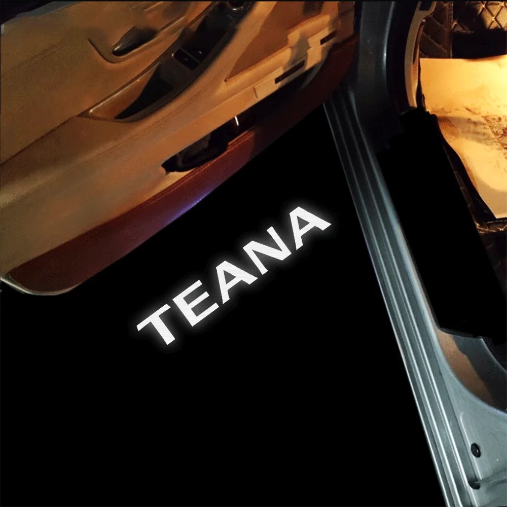 2 светодиодный т. Светодиодные Автомобильные дверные приветственные огни для Nissan