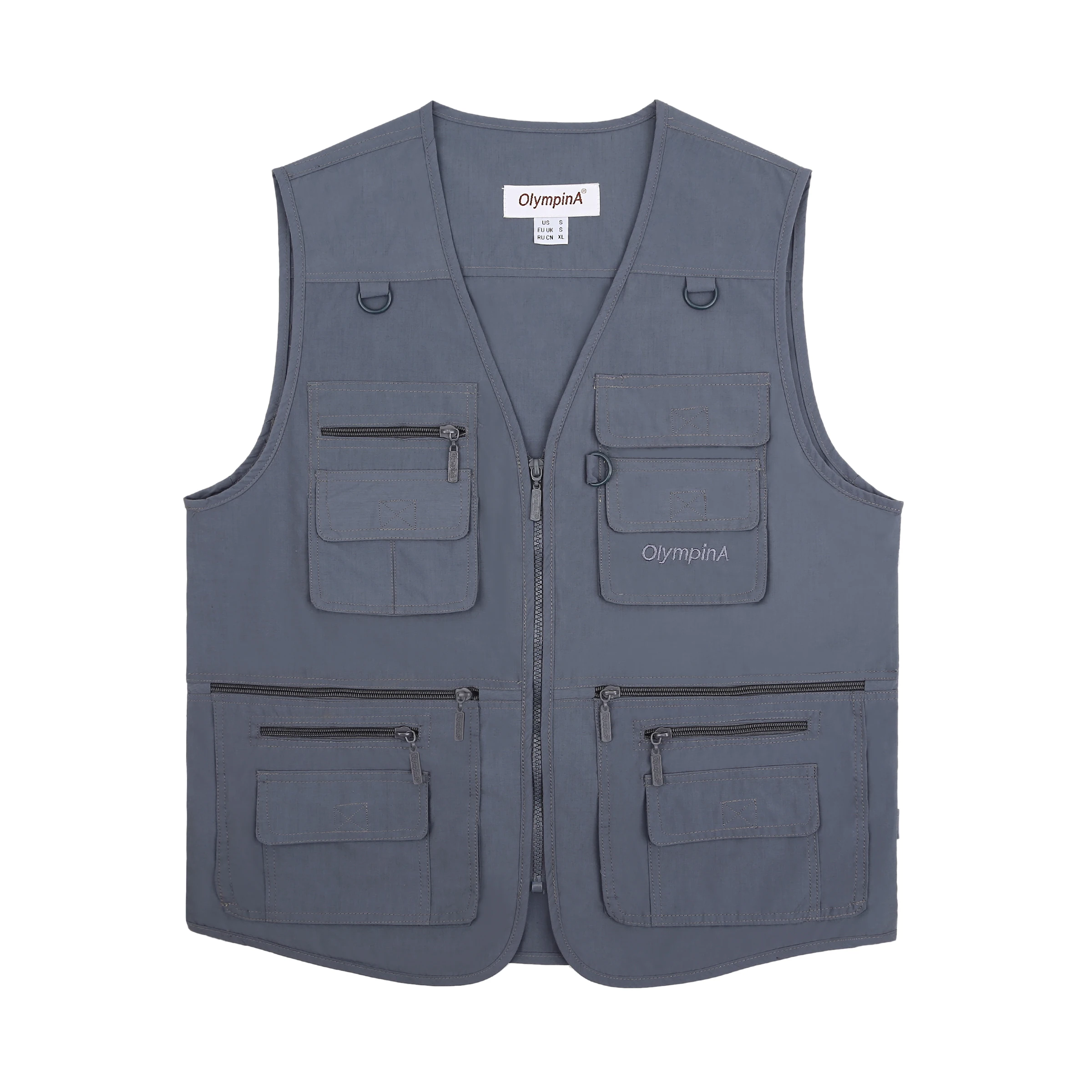 Fishing Vest Men Summer Traveler Sleeveless Jackets Waistcoat Outdoors Casual Vest With Many Pockets Large Size 5XL