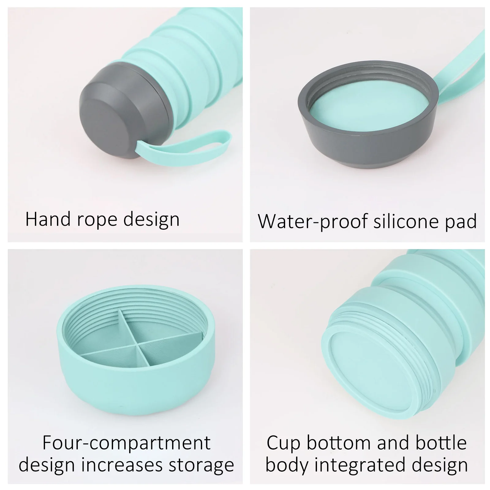 

Folding Water Cups Portable Silicone Food Grade Water Cup Travel Silicone Retractable Coloured Portable Outdoor Coffee Handcup