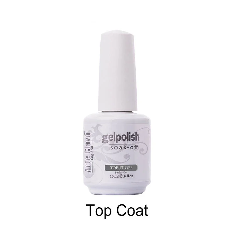 Top Coat Arte Clavo 15 мл 244 Цвет УФ-гель для ногтей База Светодиодный Гель-лак для ногтей Гибридный впитывающий лак для ногтей Краска Гель-лак Gellack - Цвет: Top Coat
