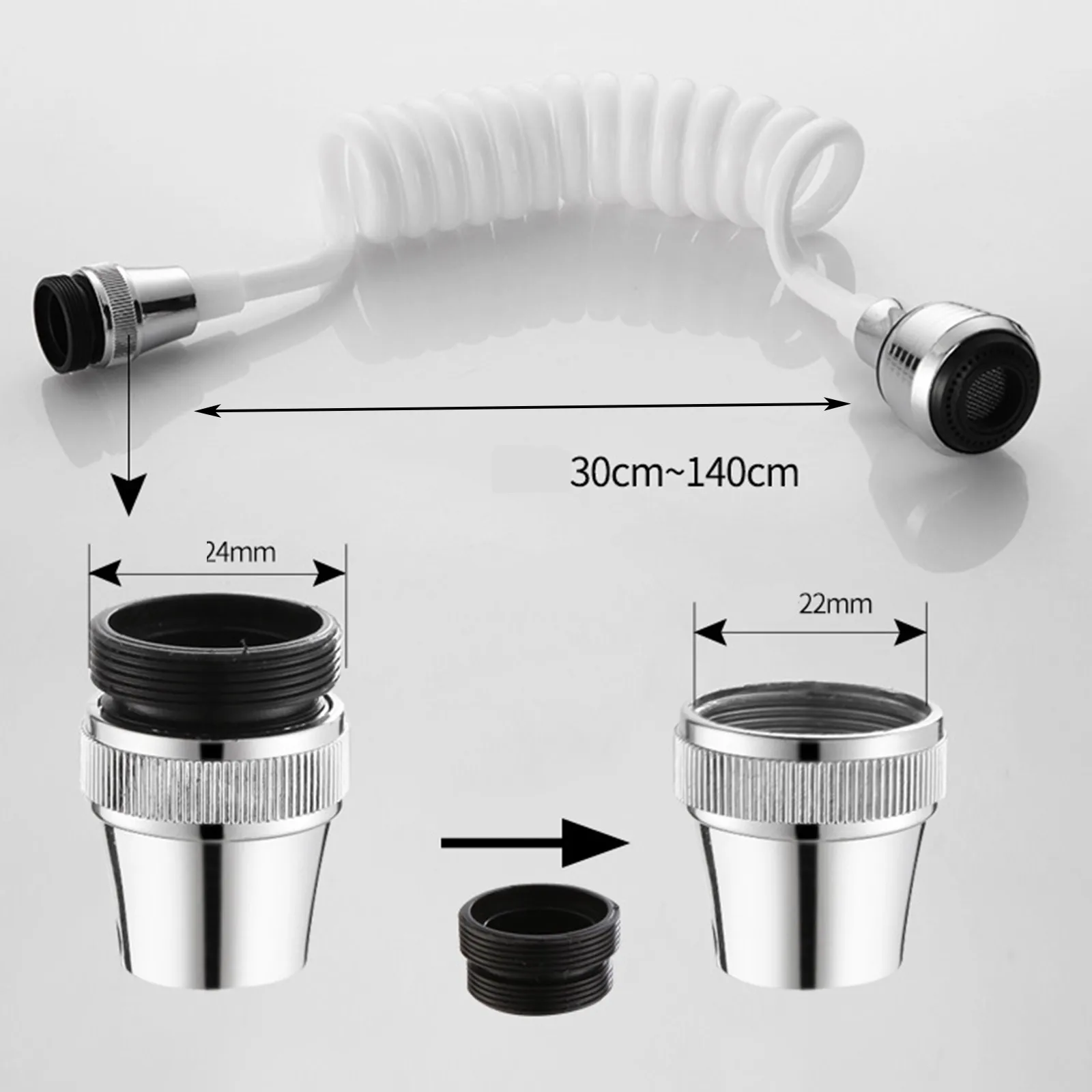 Универсальный Поворотный кухонный удлинитель для крана водосберегающий фильтр