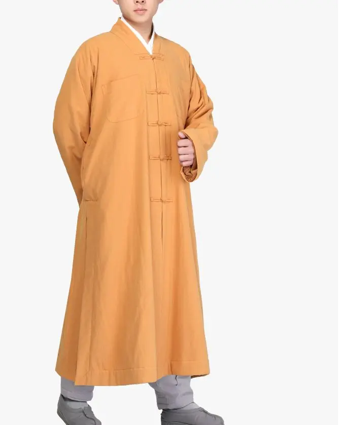 Зимняя теплая безрукавка унисекс из высококачественного хлопка в стиле кунг-фу