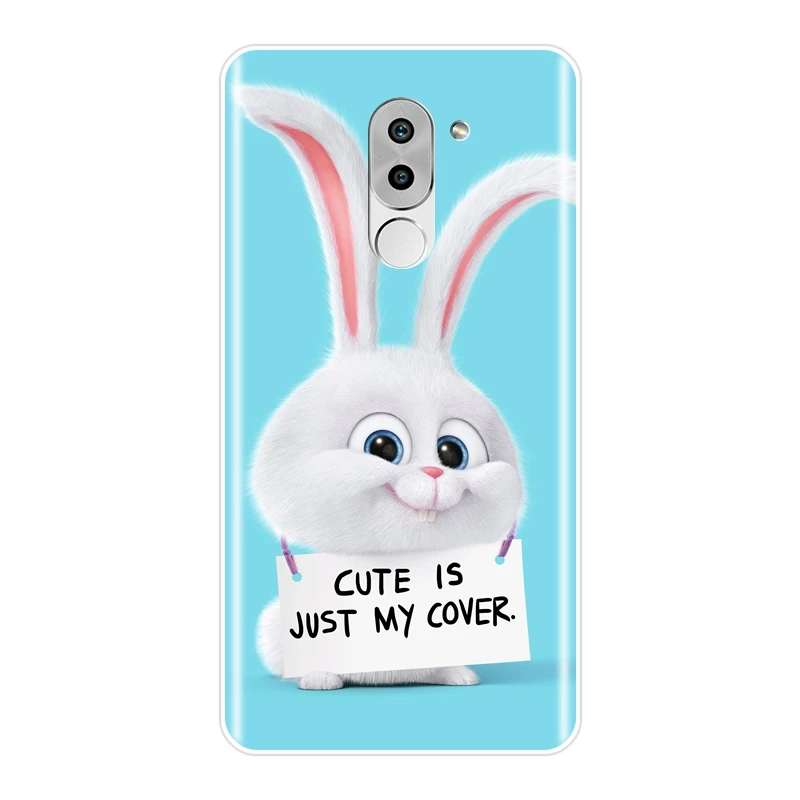 Силиконовый чехол для Huawei Honor 4X 5A 5X 6 6X 5C 6C 6A Pro с милыми животными 4C чехлы телефонов