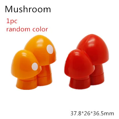 mushroom Девушки Спальня строительные блоки части DIY игрушки кровать диван Туалет Телефон Ванна мясо Кукуруза камера аксессуары совместимы с Duploes - Цвет: mushroom