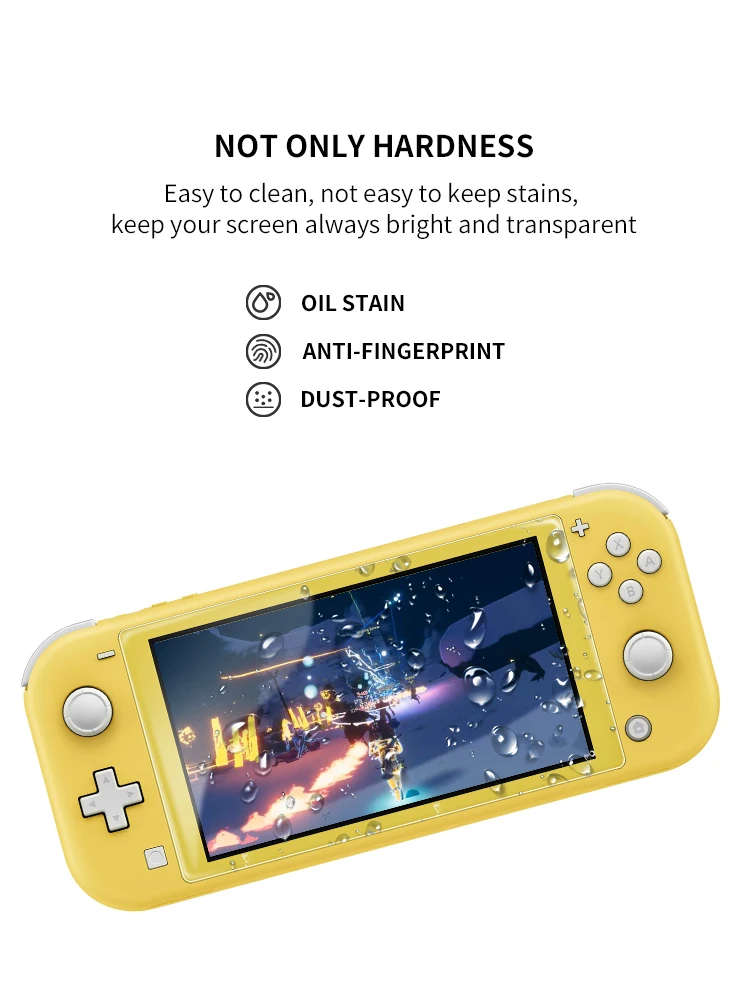 Данных лягушка закаленное Стекло Экран протектор для Nintendo Switch Lite консоли Full HD Экран Защитная пленка для Nintendo Switch Lite