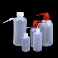 150ml 250ml 500ml 1000ml plastic squeeze bottle wash elbow rinse bottle red white tipped with scale