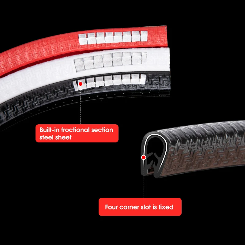 Универсальная защита от царапин на краях автомобильной двери уплотнительная