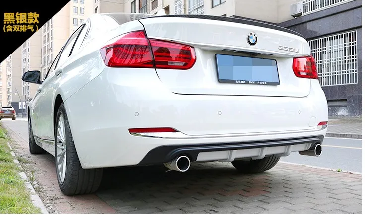 Для BMW F30 F35 316LI 320LI Задний Спойлер ABS задний бампер диффузор защитные бамперы для
