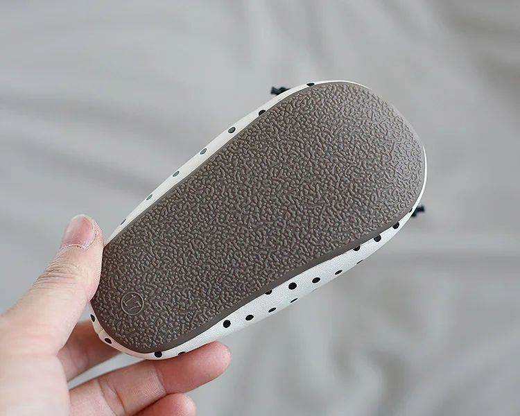 Прекрасный с узором в горошек для маленьких девочек c рисунком туфли стиле