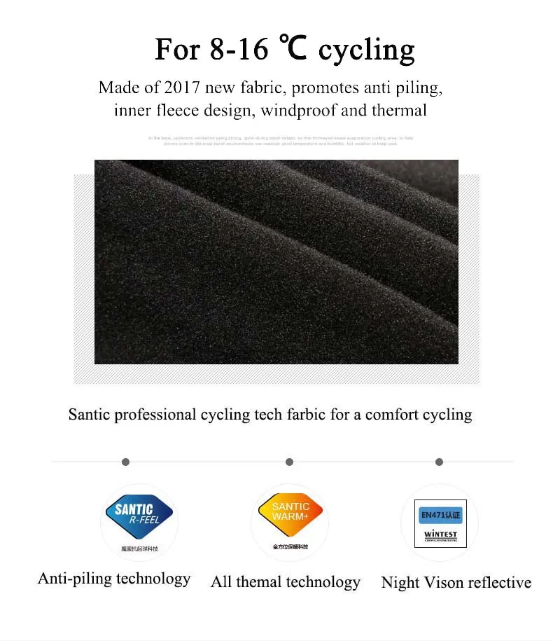 Santic женские штаны для велоспорта зимняя тёплая флисовая ветрозащитная штаны для велоспорта горный шоссейный велосипед велосипедная одежда WM7C04096P