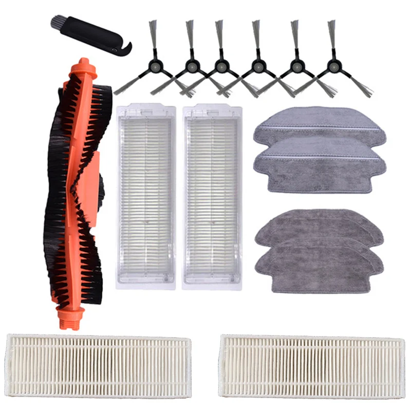 Щетка с фильтром боковым ВАЛКОМ чистящая щетка для ткани набор Viomi V2 аксессуары