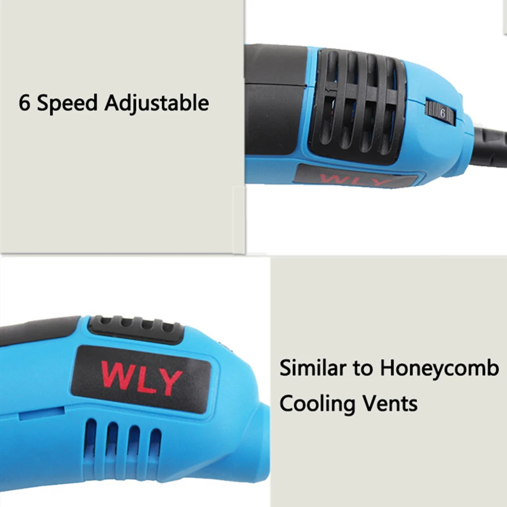 Электрический Осциллирующий многофункциональный инструмент POLIWELL 300 Вт 220 В 6