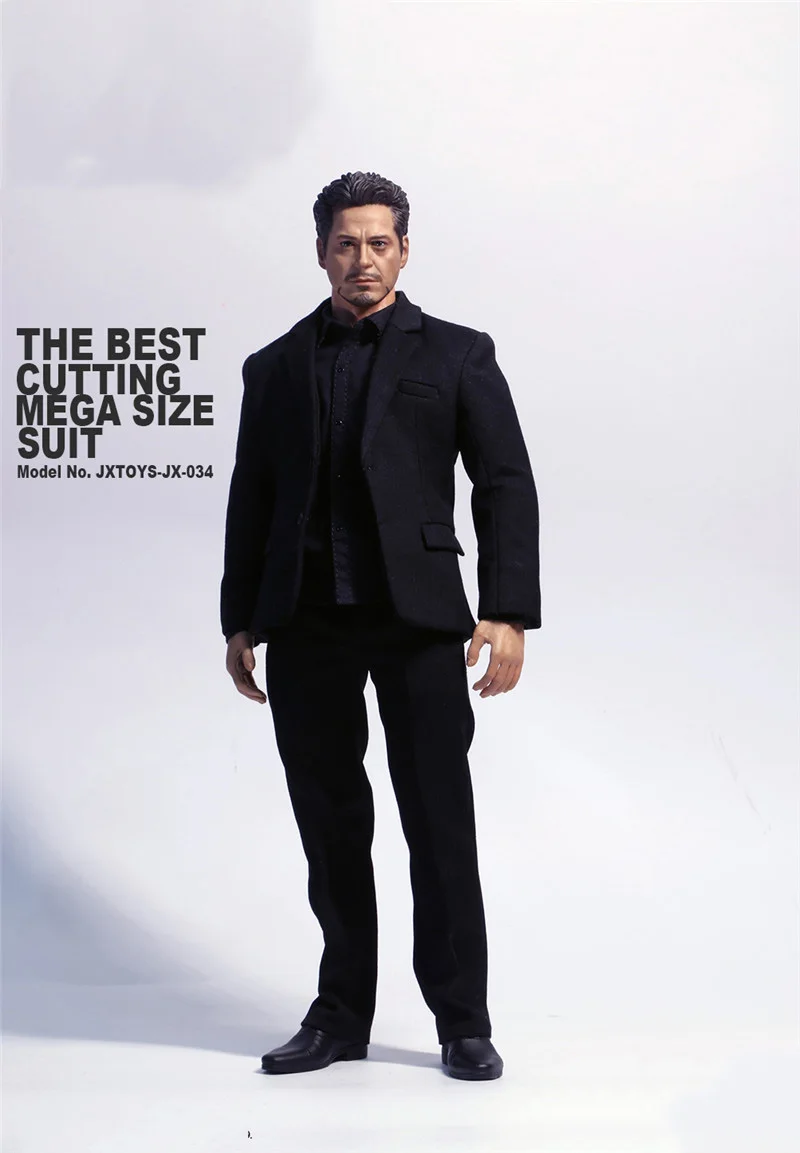 

JXTOYS-034 1:6 Gentlemen's Suit Clothes Set With 2 Shirts For Strong JXS01 Body 12'' Male Action Figure
