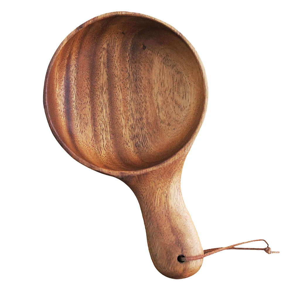 Деревянная миска с ручкой контейнер для еды в японском стиле риса лапши |