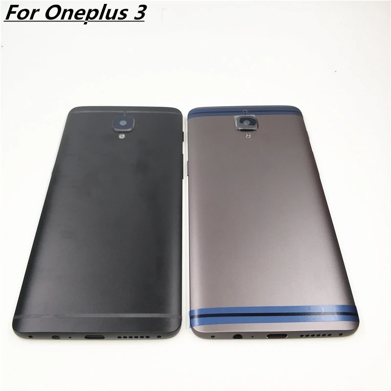 Оригинальная трехслойная Металлическая задняя крышка для ONEPLUS 3 3T сменная чехол