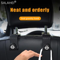124pcs carbon fiber texture car seat back hooks for nissan qashqai j10 j11 juke x trail t32 note almera teana auto accessories