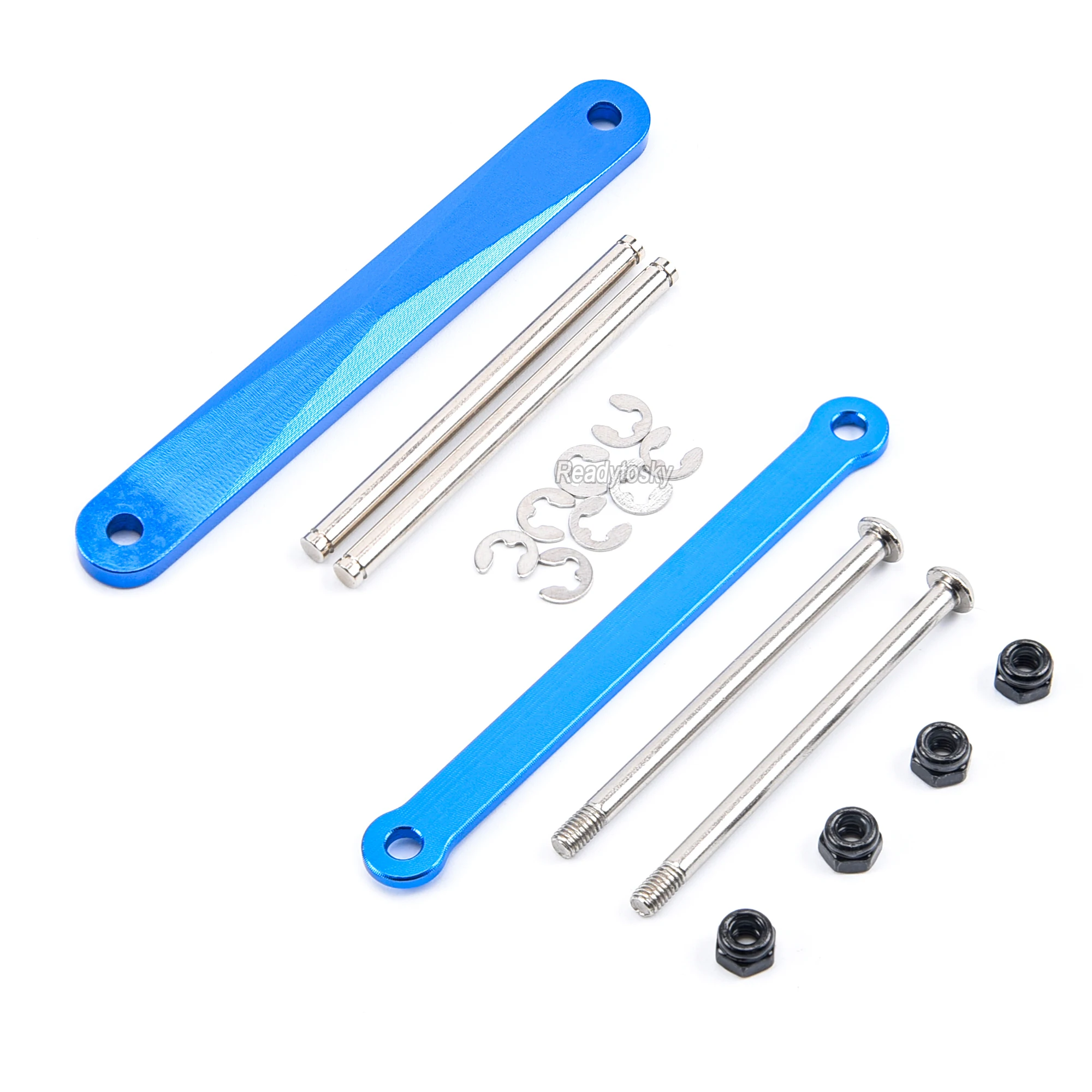 

Aluminum Tie Bar and Suspension Hinge Pins for 2WD TRX Rustler VXL Slash Stampede Bandit Nitro Sport Replacement 2532 2640
