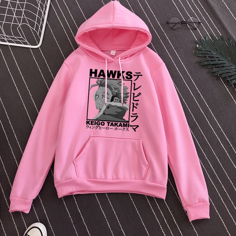 

Hot Sale Hoodies neb priyn My Hero Academia Hawks Sweatshirt Clothing women autumn Unique Hooded pullover Unisex Hooded pullover