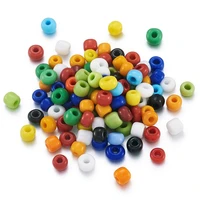 wholesale 450g glass seed beads round opaque colours seed 2mm 3mm 4mm white black red green blue yellow hole1 5mm