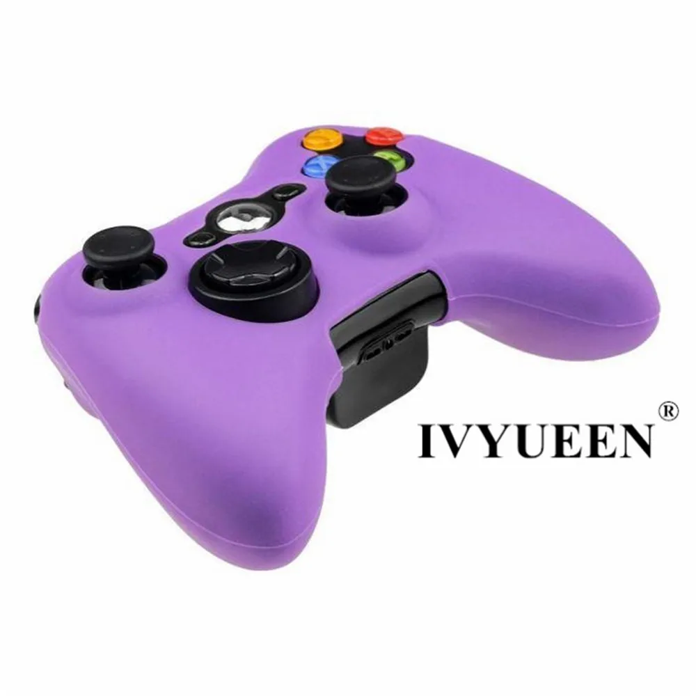 IVYUEEN 20 цветов мягкий силиконовый защитный чехол для microsoft Xbox 360 проводной/беспроводной контроллер аналоговые палочки крышки