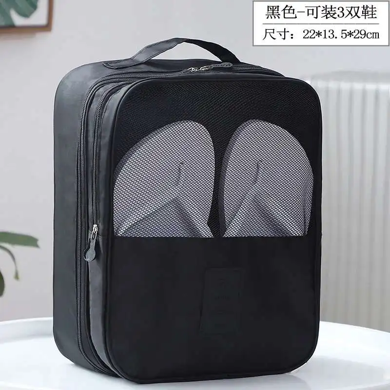 

Oxford Cloth Shoes Bag Travel Storage Shoes Bag For Travel Or Home Organizer Portable travel bag Hanger in Closet Organizer