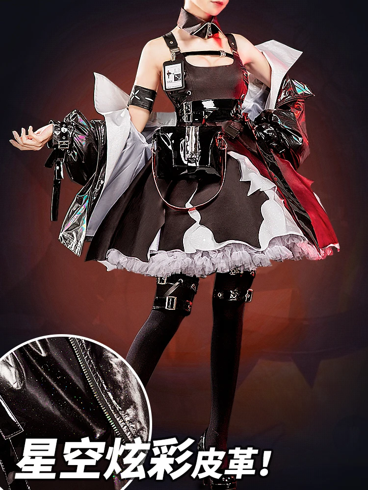 Аниме Arknights Surtr Родосе Новый оператор игровой костюм платье Великолепная