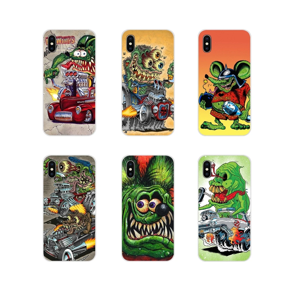 Красочные сказки крысы Fink аксессуары Чехлы для Apple iPhone X XR XS 11Pro MAX 4S 5S 5C SE 6S 7 8 Plus ipod