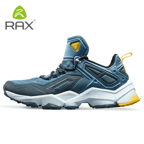 RAX мужские кроссовки для бега, водоотталкивающие Прогулочные кроссовки, уличная спортивная обувь, кожаные кроссовки для бега, теплые зимние кроссовки для бега