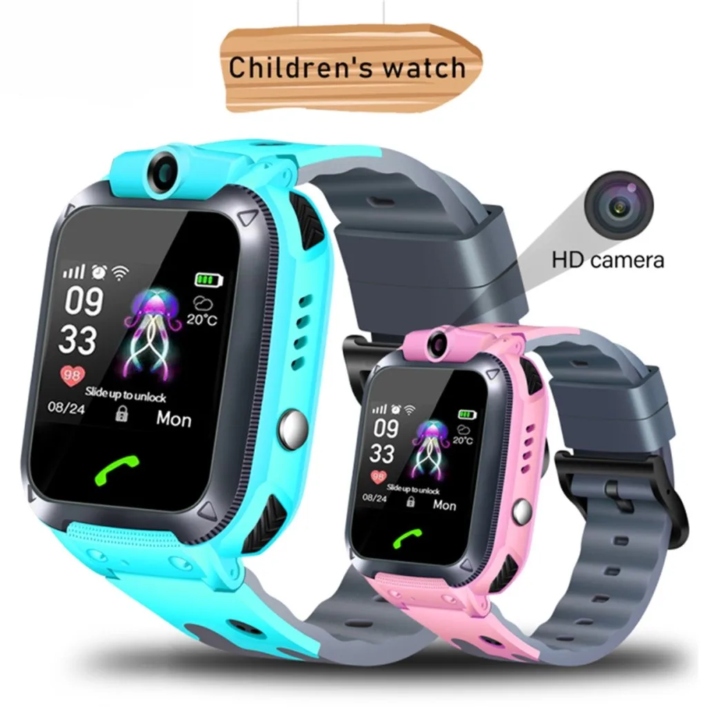 Q15 New kids Tracker Watch Smart LBS Waterproof Camera IOS Android Multifunction Digital childern Wristwatch Gift | Электроника