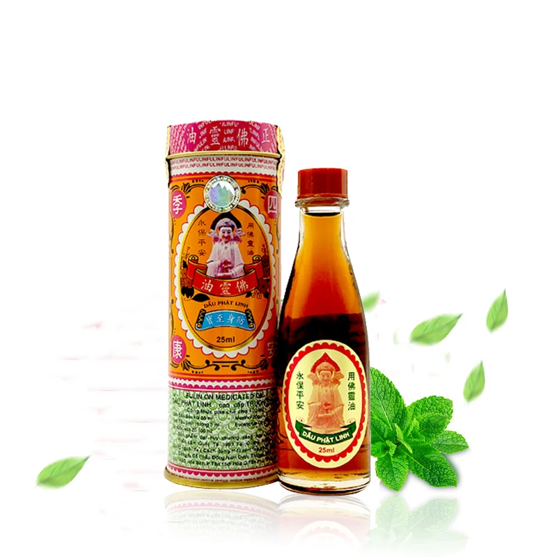 

25ml/Bottle Vietnam Buddha Ointment Oil For Headache Toothache Stomachache Dizziness Abdominal Pain Sciatica Care Health