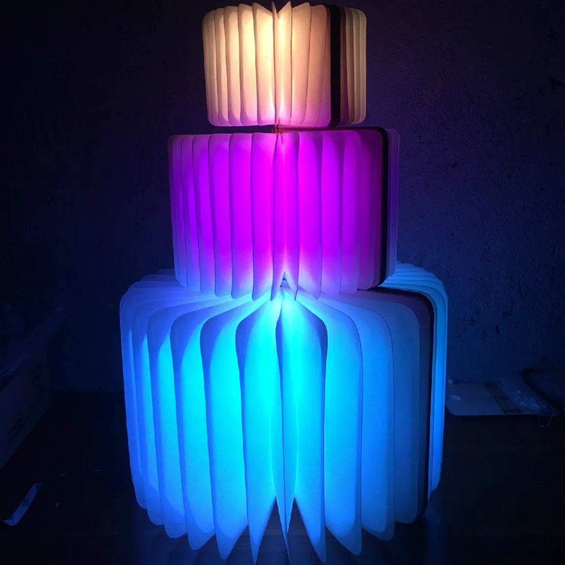 Деревянная книжная лампа портативный магнитный светодиодный светильник с USB