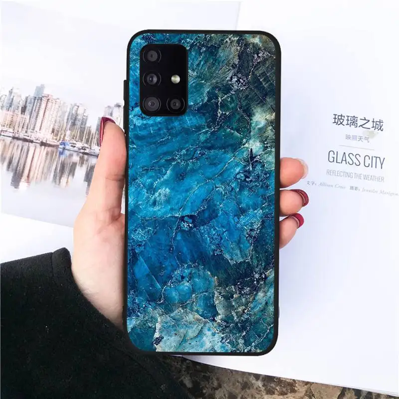

Laser Gradient Marble Phone Case For Samsung galaxy S 7 8 9 10 20 edge A 6 10 20 30 50 51 70 note 10 plus