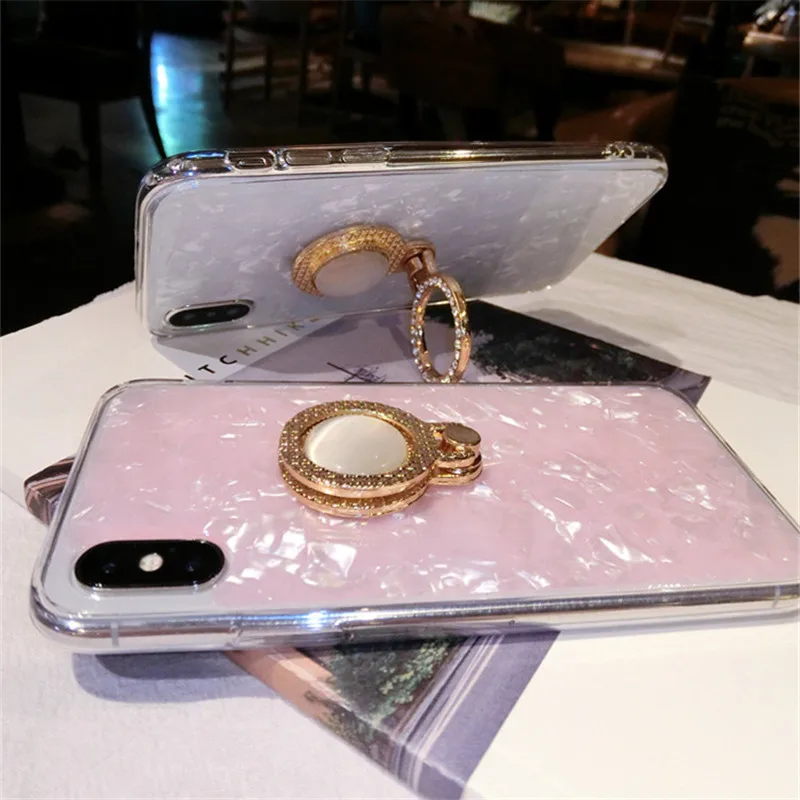 Блестящий прозрачный мягкий чехол для Samsung galaxy S10 Plus S9 S8 Note 9 10 J3 J5 J7 2017 J330 A6