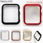 Защитный чехол с рамкой из поликарбоната для Apple Watch Series 1 2 3 4 5 38 мм 42 мм 40 мм 44 мм, чехол идеально подходит для iWatch Case 4 5