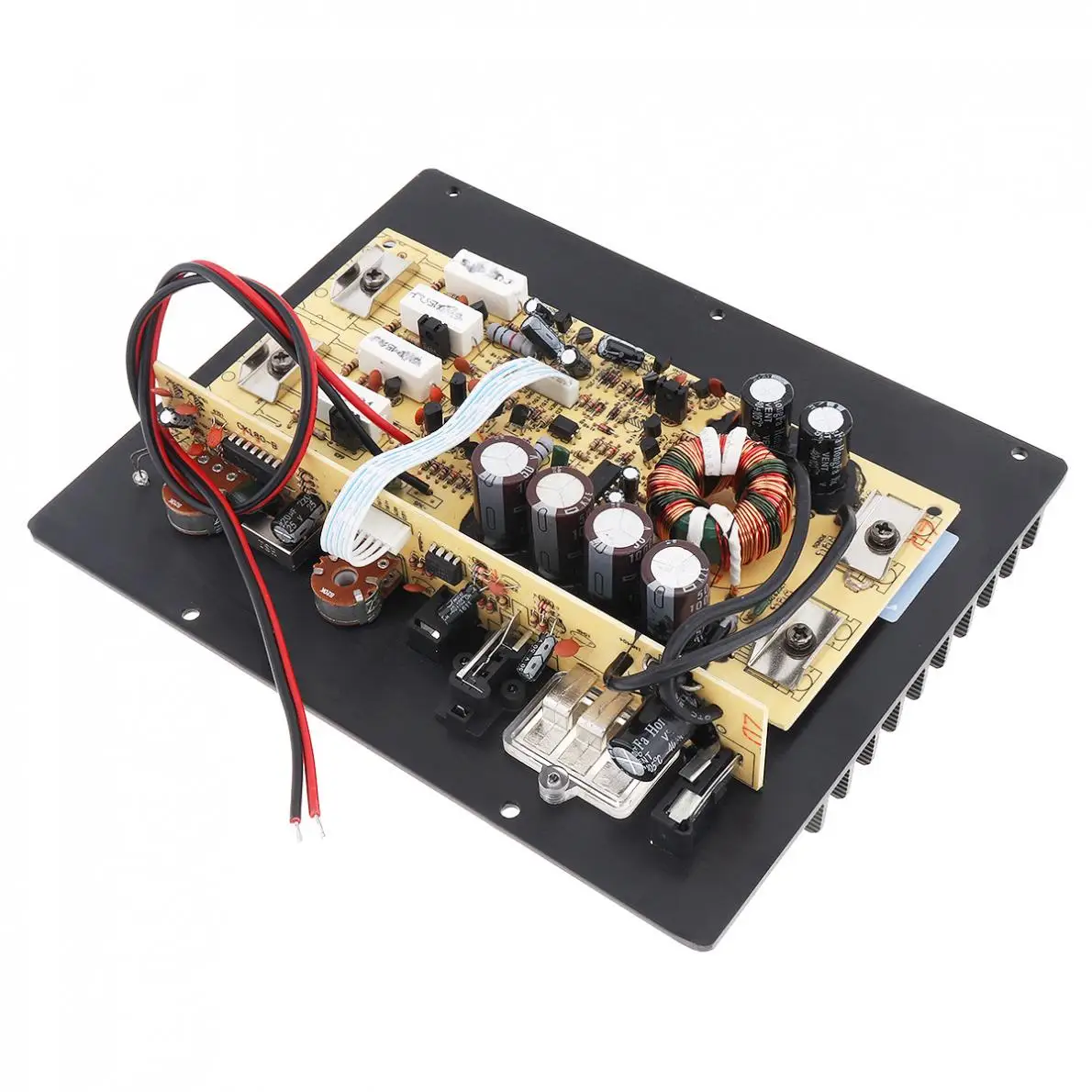 12V 1000w черный Мощность Фул высокое автомобильный сабвуфер усилитель доска бас