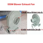 Центробежная воздуходувка 550 Вт, вытяжной вентилятор 220 В с низким уровнем шума для лазерной гравировальной машины