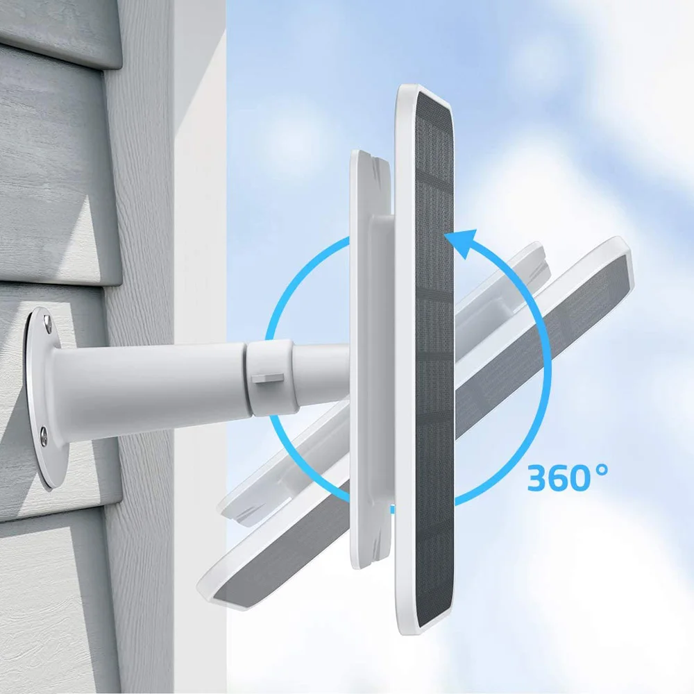 Водонепроницаемое зарядное устройство с солнечными панелями для IP-камеры