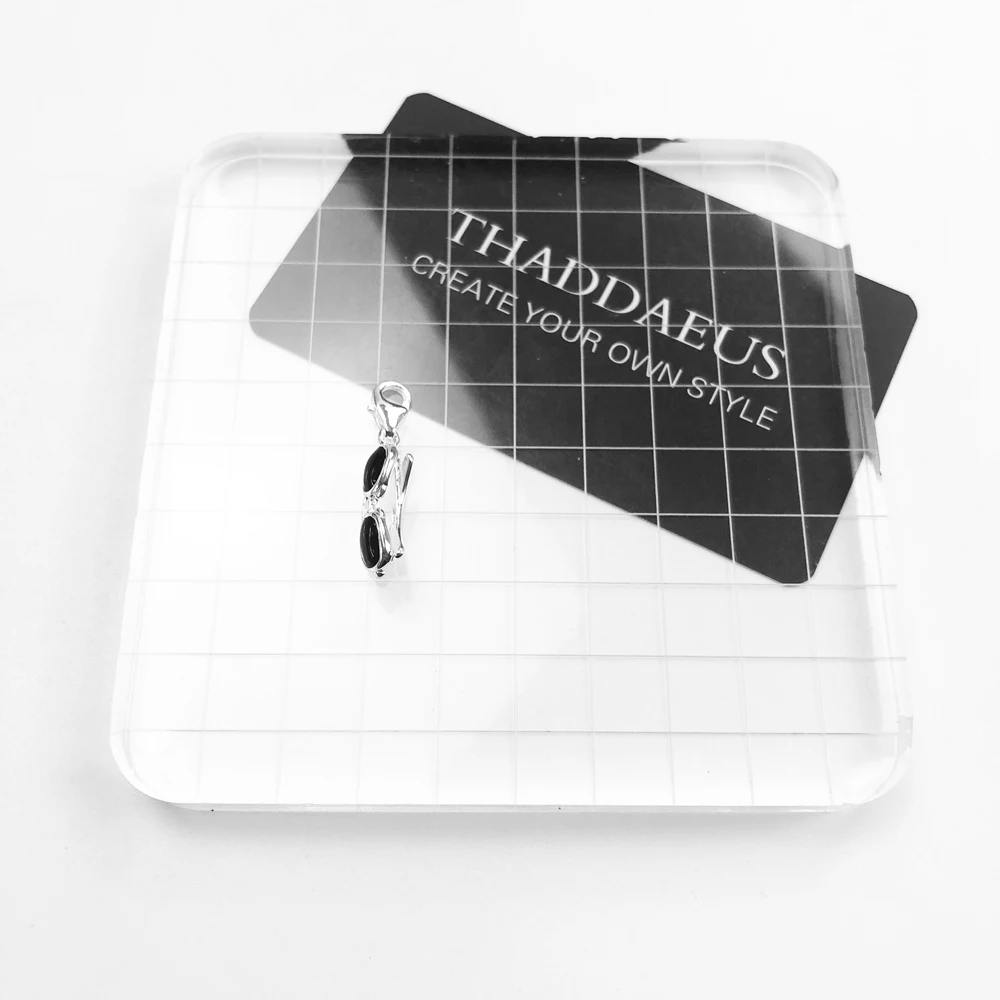 Мужская и женская подвеска с очками из стерлингового серебра 925 пробы новинка