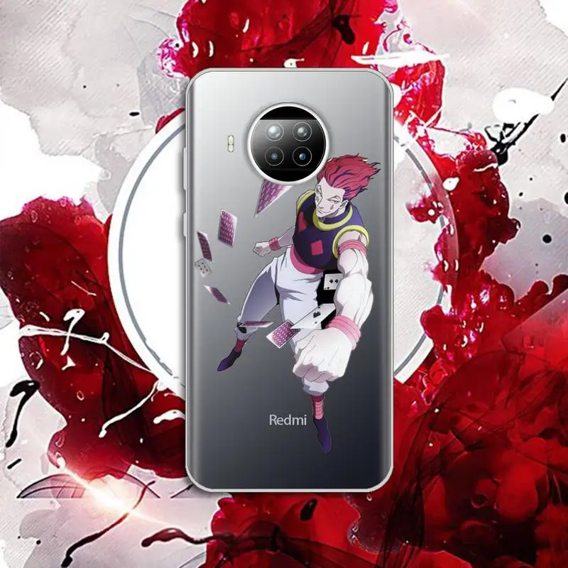 

Hunter X Hunter Anime fashion Phone Case Transparent for Xiaomi Redmi note 10 t 8 9 pro lite 11