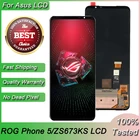 Оригинальный ЖК-дисплей 6,78 дюйма для Asus ROG Phone 5 ZS673KS, сменный сенсорный ЖК-дисплей для Asus ZS673KS 1B048IN I005DB I005DA