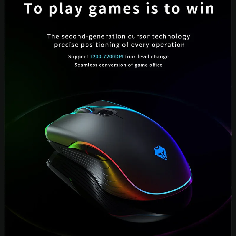 

Wired RGB Backlight Keyboard And Mouse Combos 104 Keycaps Multifunction Keyboard Ergonomic 7200DPI Mouse For PC Computer