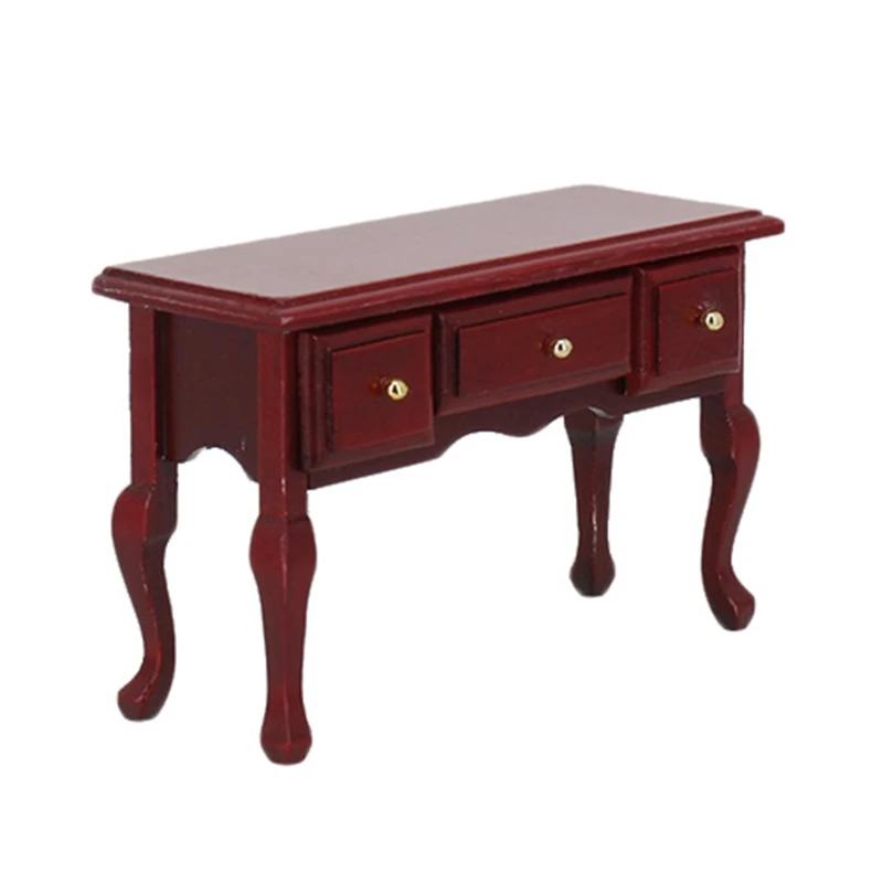 

Idkska 1:12 Scale Mini Drawer Cabinet Desk Model Dollhouse Miniature Accessories Living Room Bedroom Doll House Furniture Toy