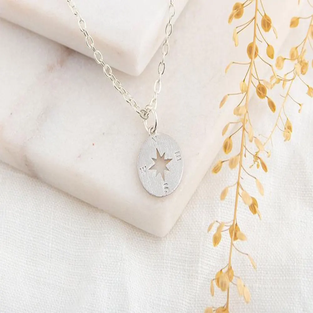 FYW вдохновляющее пользовательское ожерелье &quotкоординаты&quot Нержавеющая сталь