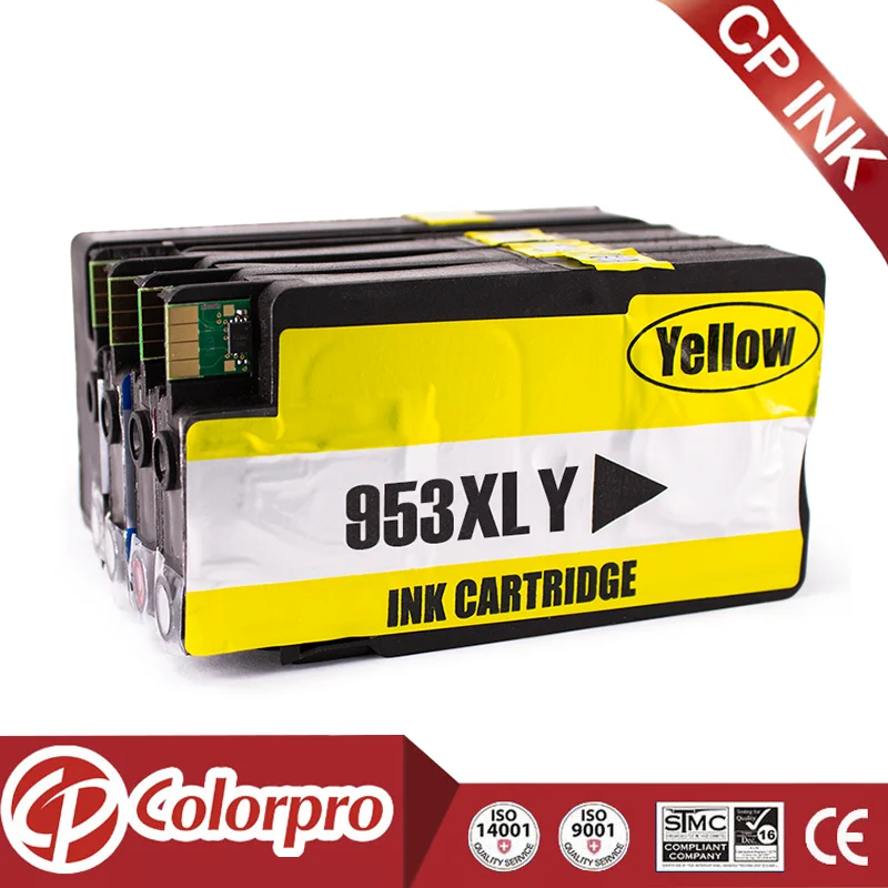 

Colorpro Comaptible HP Printer hp953 hp-953 953XL New Full Ink Cartridge for HP Officejet Printer 8720 8725 8728 8730 8740 7730