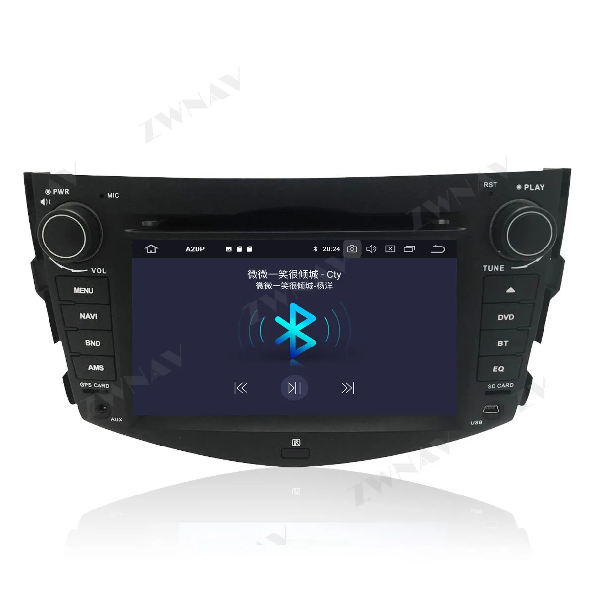 Carplay For Toyota RAV4 2006 2007 2008 2009 2010 2011 2012 Android 10 Multimedia GPS Navi Audio Stereo Radio Recorder Head Unit |