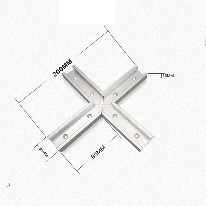 Т-образные перекрестные детали соединительные из алюминиевого сплава