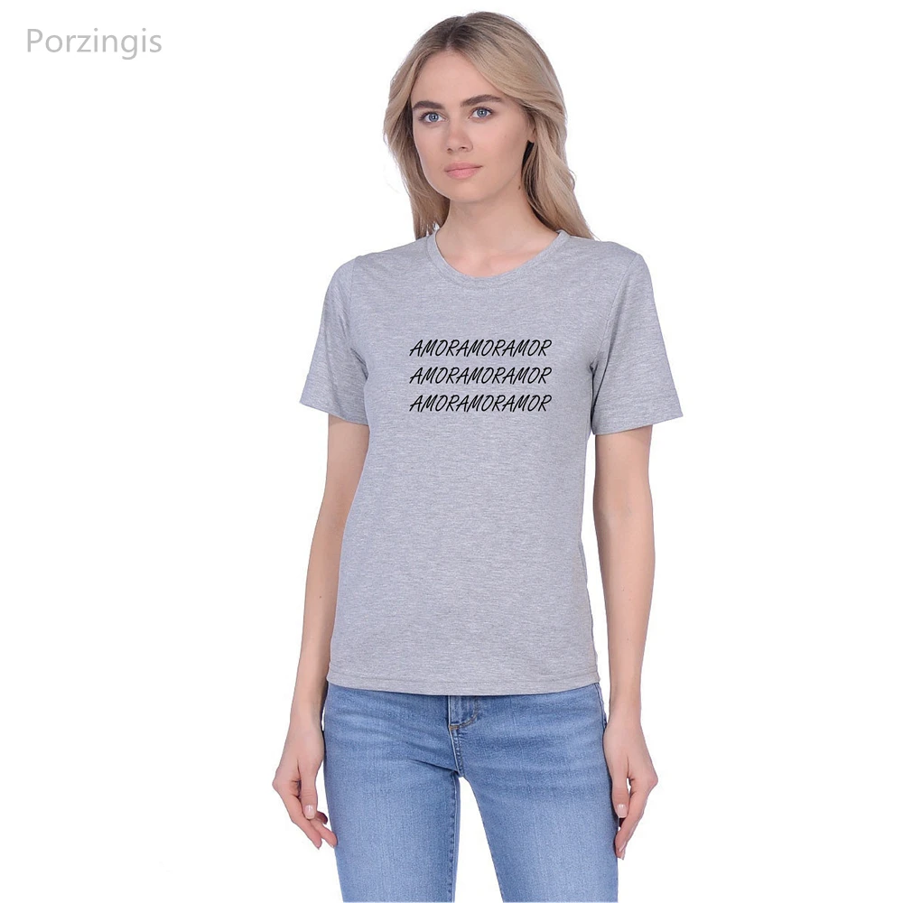 Porzingis женская футболка с русскими надписями модная любовь сериал летние