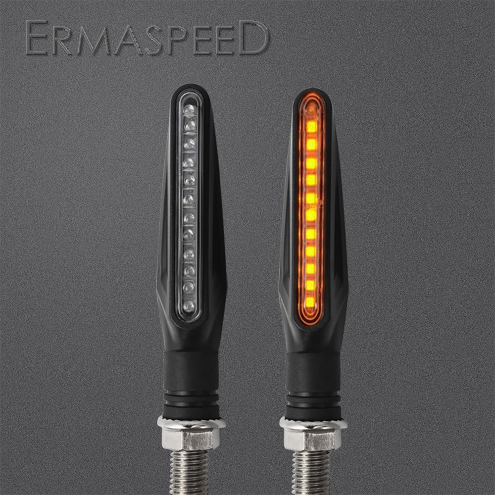 1 пара Водонепроницаемый мотоцикл поворота янтарного мотокросса &quotбегущая